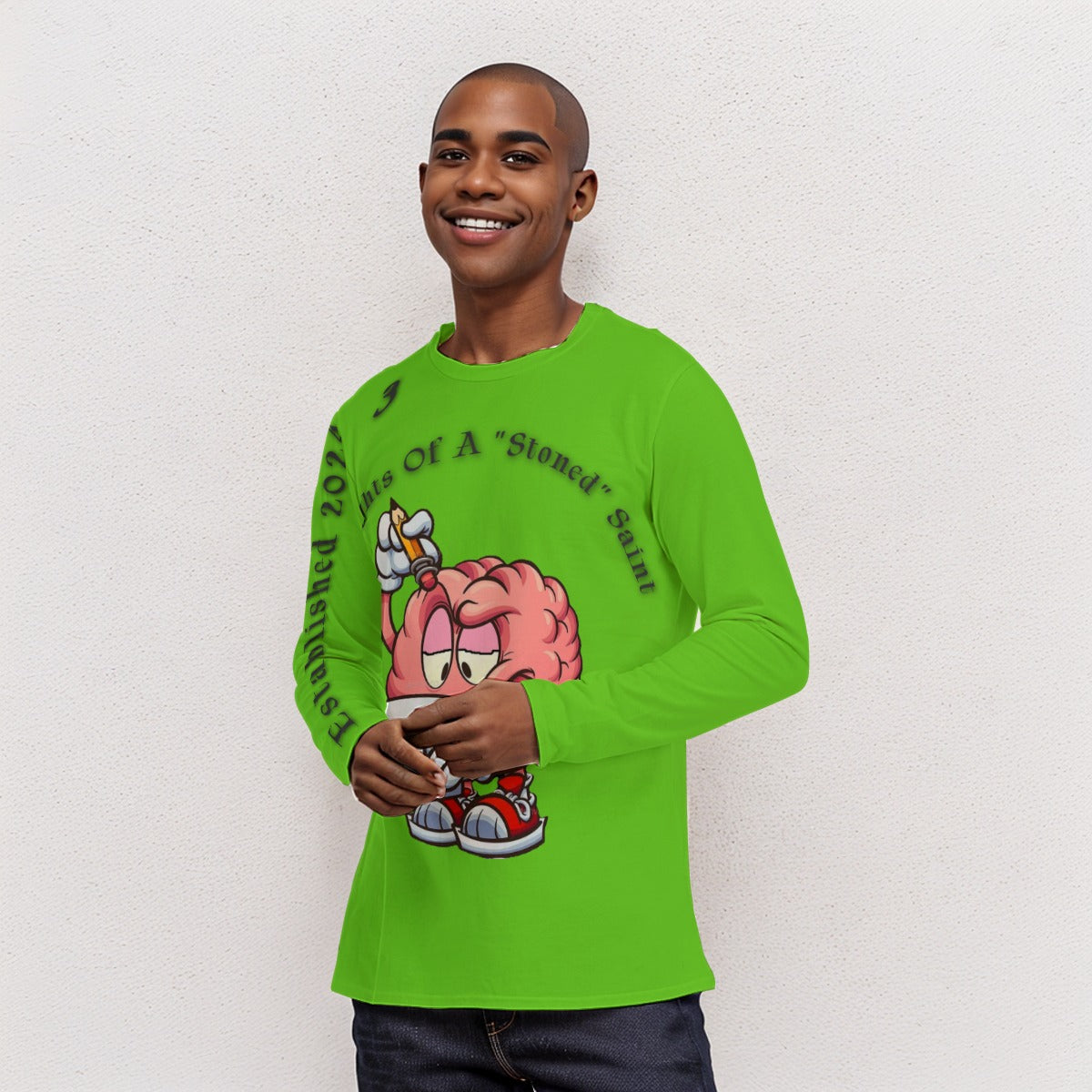 T.O.A.ST. Thoughts Of A "Stoned" Saint L/S Basics Action Green