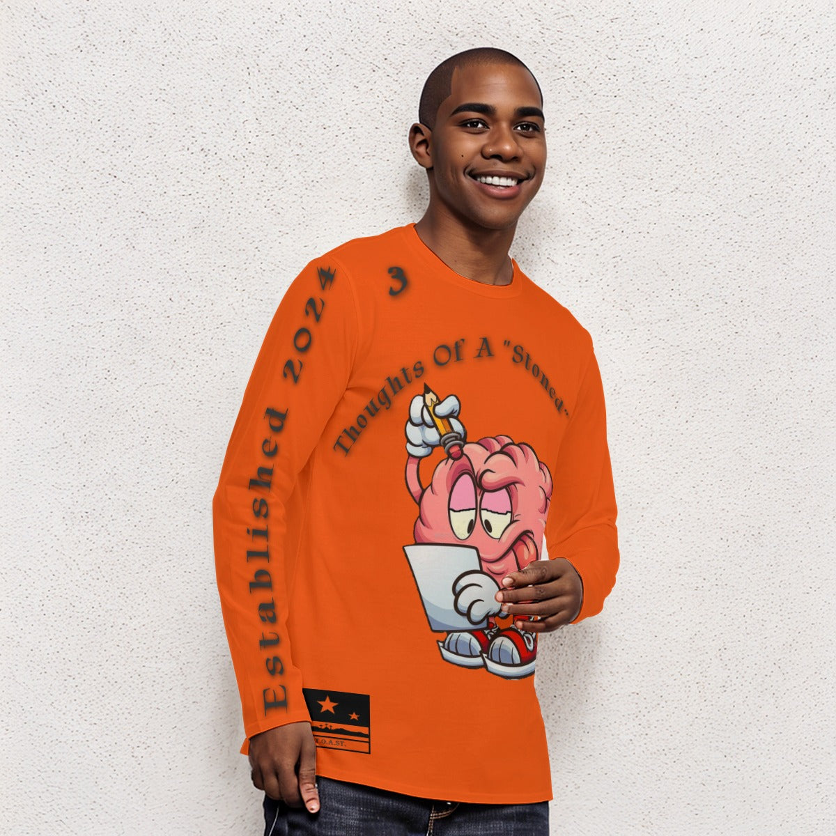 T.O.A.ST. Thoughts Of A "Stoned" Saint L/S Basics Phoenix Suns Orange