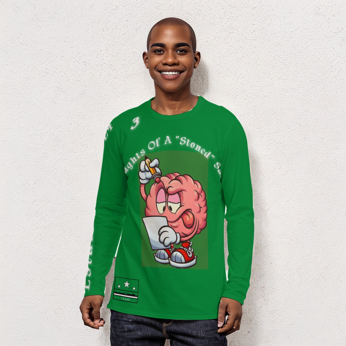 T.O.A.ST. Thoughts Of A "Stoned" Saint L/S Celtic Green