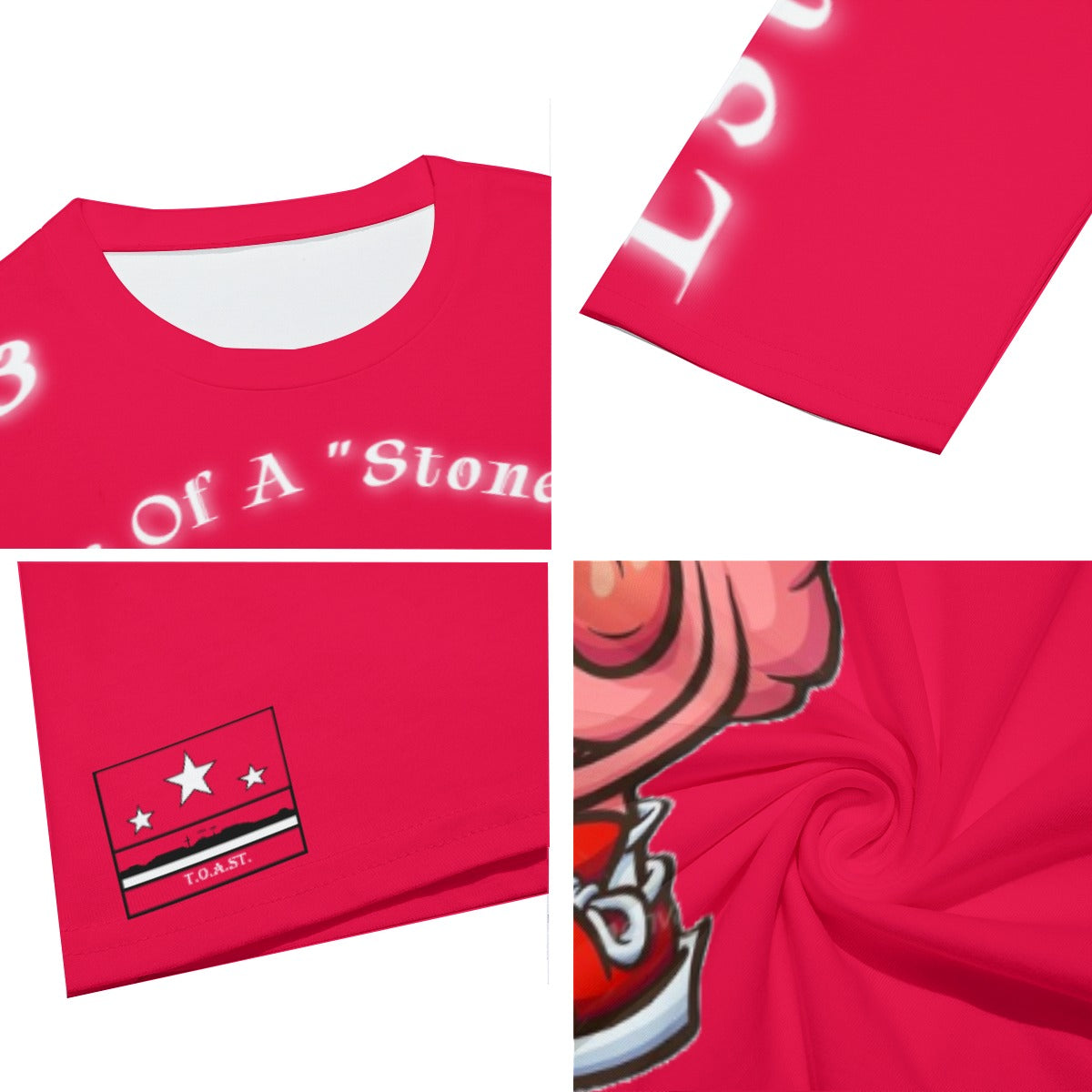 T.O.A.ST. Thoughts Of A "Stoned" Saint L/S Basics Chicago Bulls Red