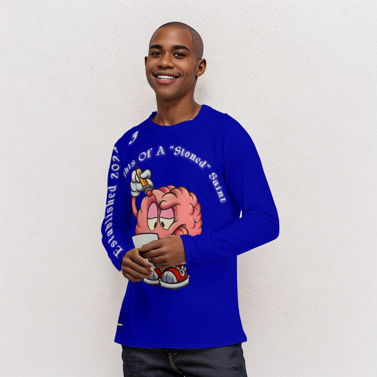 T.O.A.ST. Thoughts Of A "Stoned" Saint L/S Basics Duke Blue