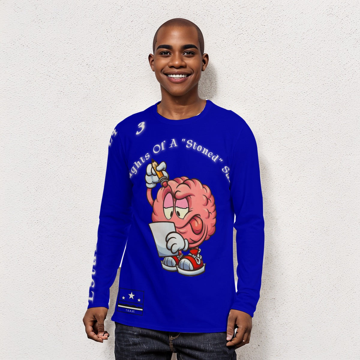T.O.A.ST. Thoughts Of A "Stoned" Saint L/S Basics Duke Blue