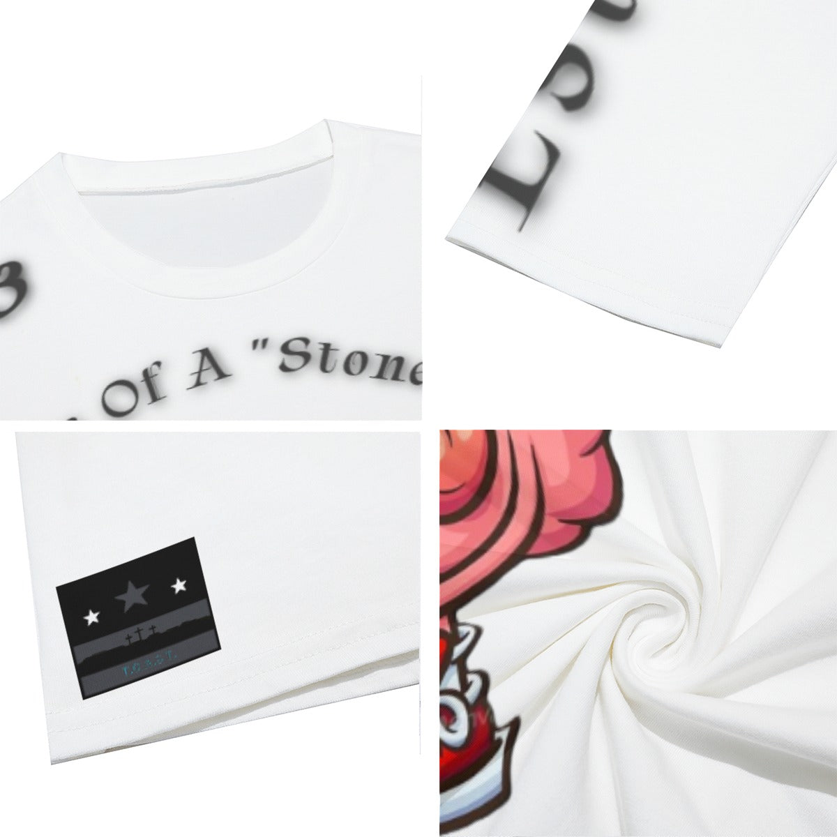 T.O.A.ST Thoughts Of A "Stoned" Saint L/S Basics White