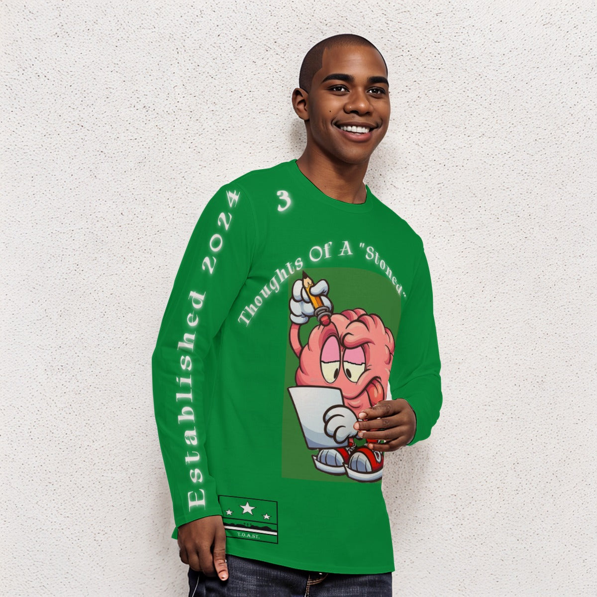 T.O.A.ST. Thoughts Of A "Stoned" Saint L/S Celtic Green