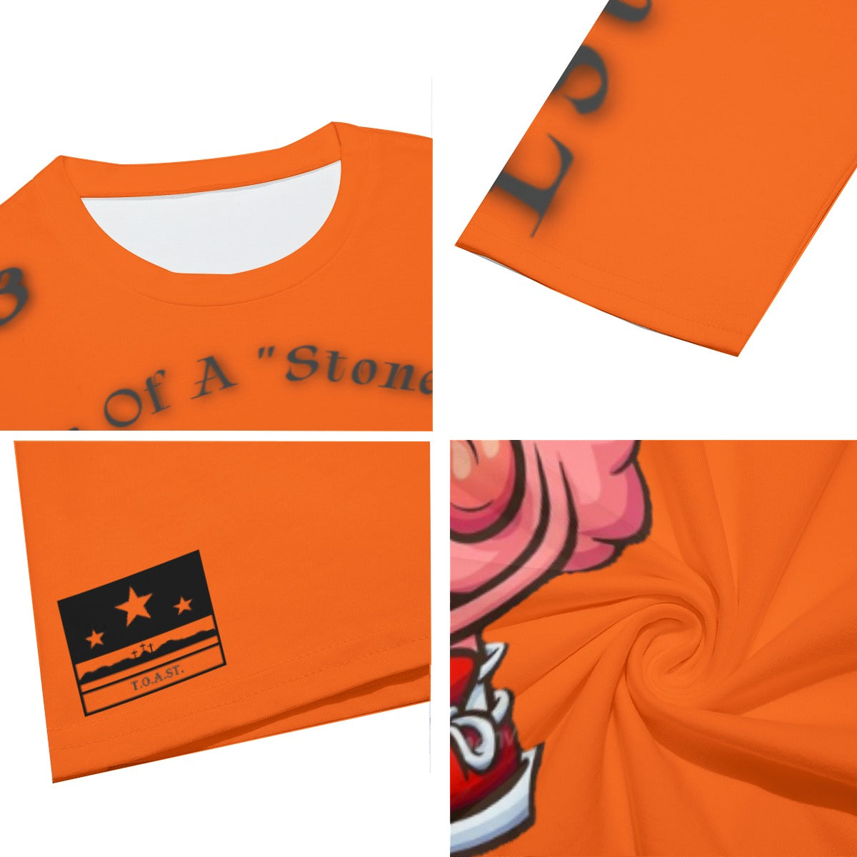 T.O.A.ST. Thoughts Of A "Stoned" Saint L/S Basics Phoenix Suns Orange