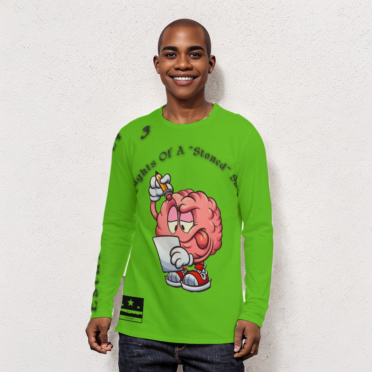 T.O.A.ST. Thoughts Of A "Stoned" Saint L/S Basics Action Green