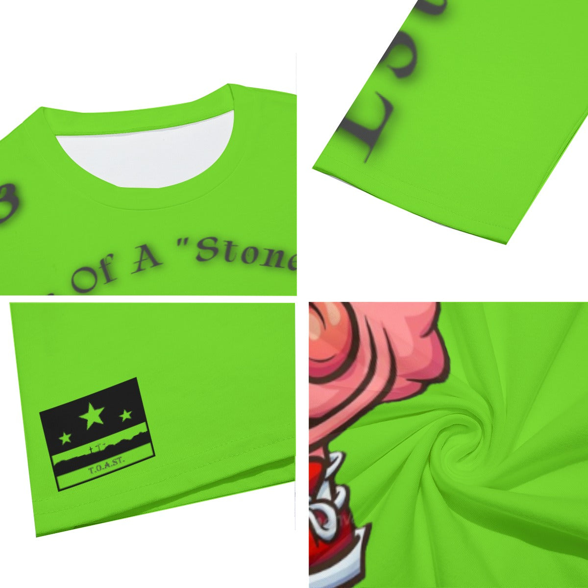 T.O.A.ST. Thoughts Of A "Stoned" Saint L/S Basics Action Green