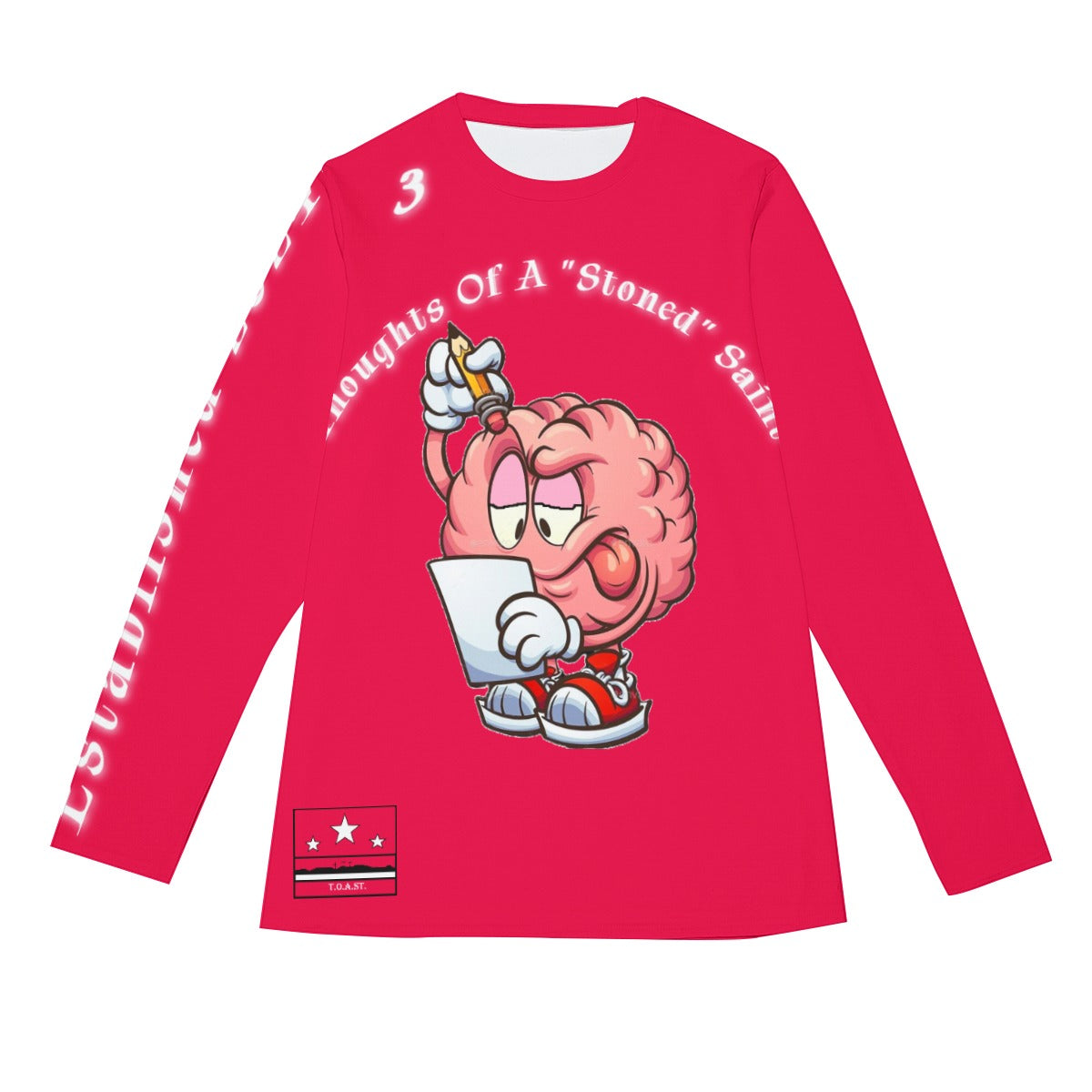 T.O.A.ST. Thoughts Of A "Stoned" Saint L/S Basics Chicago Bulls Red