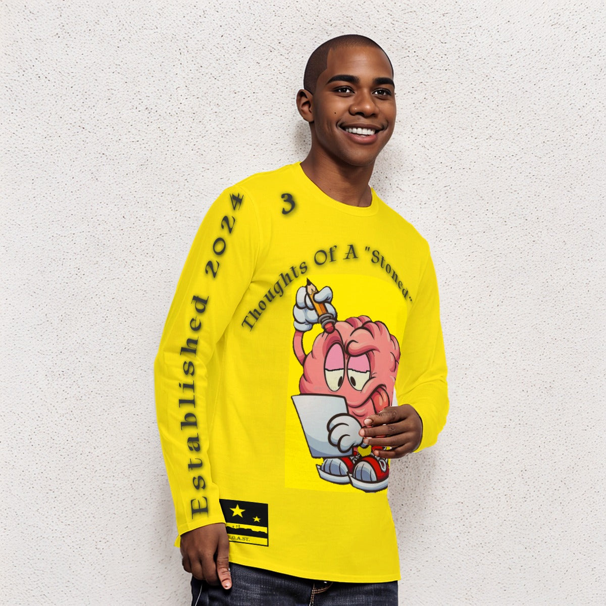 T.O.A.ST. Thoughts Of A "Stoned" Saint L/S Basics Yellow