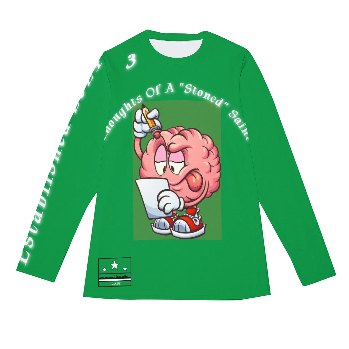 T.O.A.ST. Thoughts Of A "Stoned" Saint L/S Celtic Green