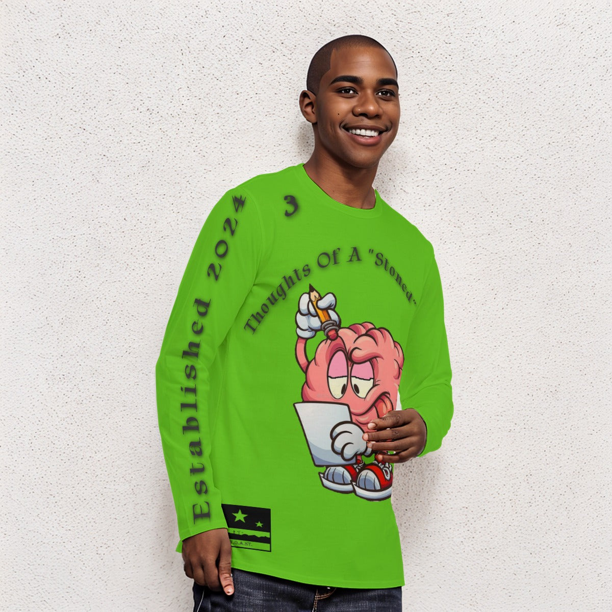 T.O.A.ST. Thoughts Of A "Stoned" Saint L/S Basics Action Green