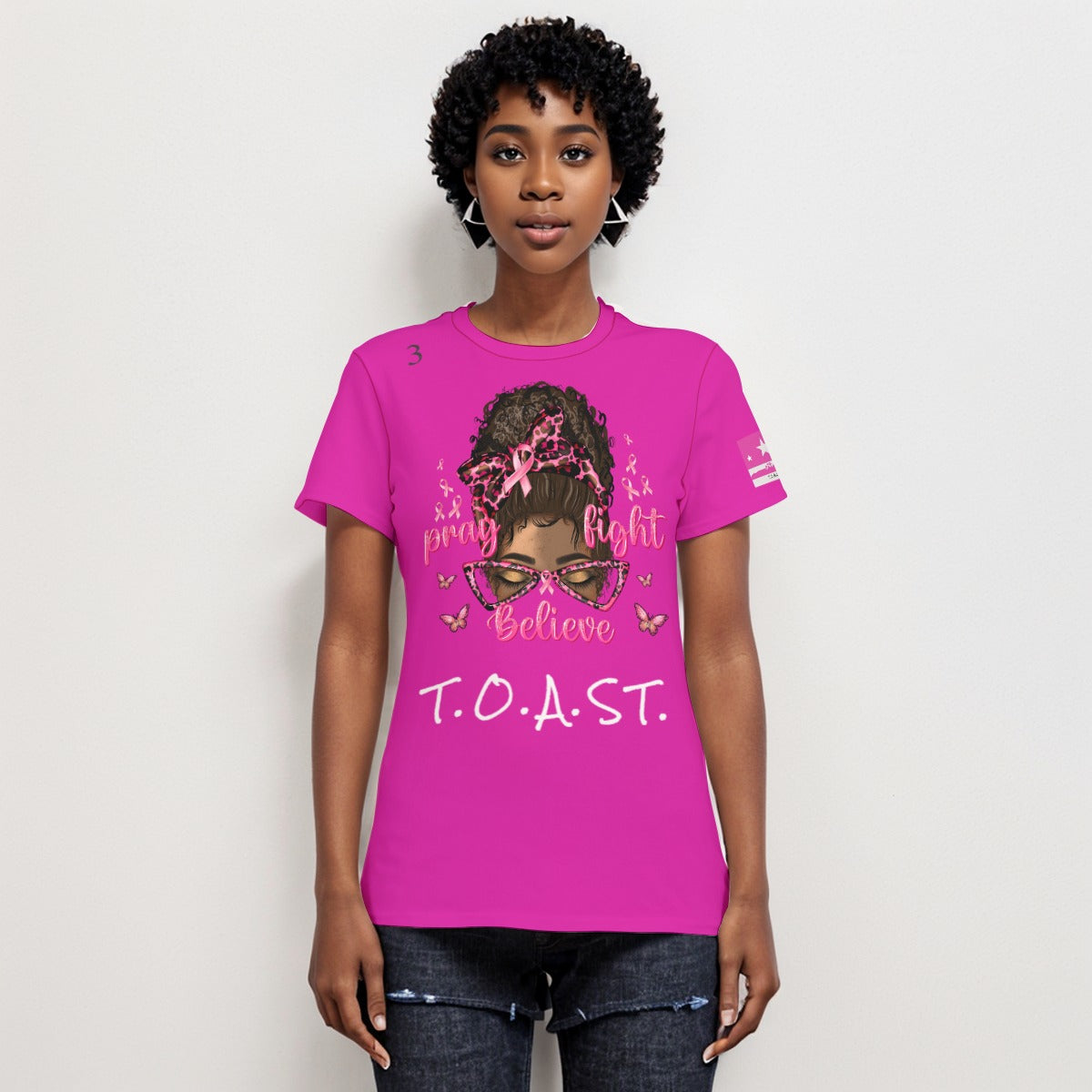 T.O.A.ST. Fundamentals Women's "Cancer Awareness" S/S Shirt