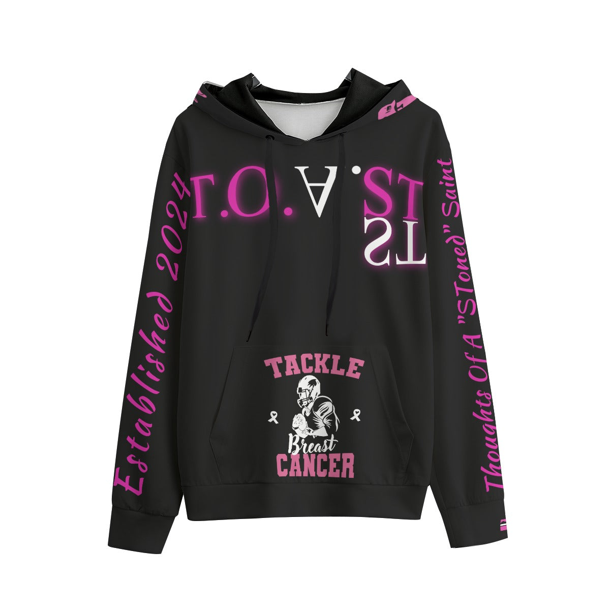 T.O.A.ST. "He CAN HEAL CANCER Tackle" Hoodies